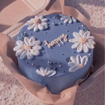 Blueberry bento cake