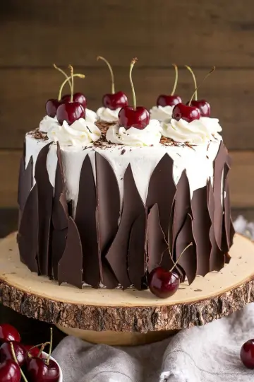 Midnight cherry cake